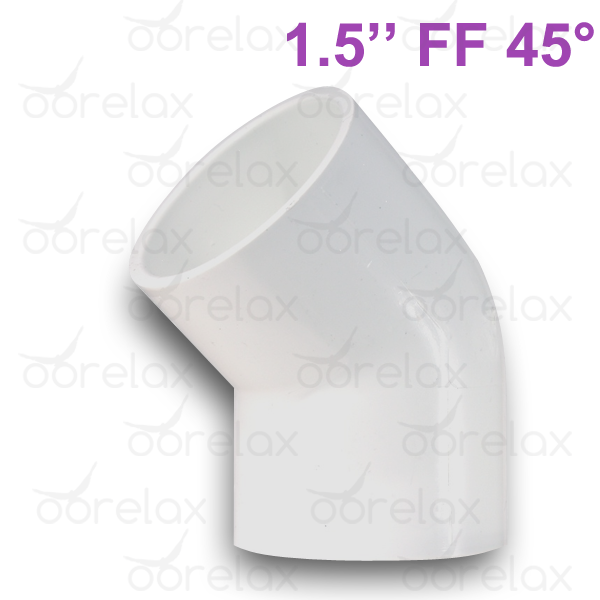 Coude 45° en 1″ Tuyauterie de Spa F/F