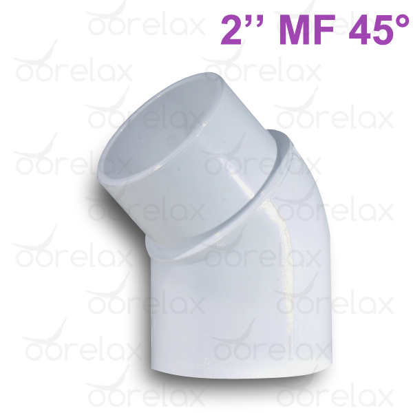 Coude 45° en 2″ Tuyauterie de Spa M/F