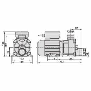 POMPE pour SPA EA450 lx Whirlpool