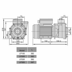 Pompe pour SPA LP300 Lx Whirlpool