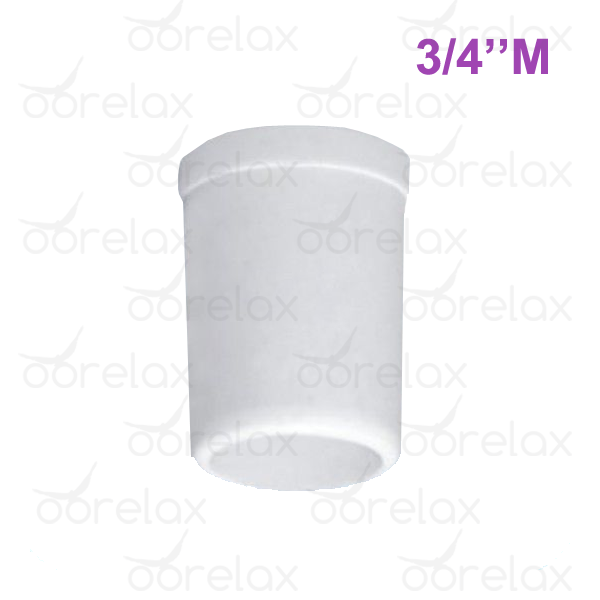 Bouchon de Nourrice ou Tuyauterie pour SPA 3/4″ Mâle