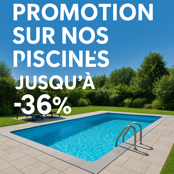 Offres promotionnelles exceptionnelles sur nos mini piscines Bora Bora et Mahina près de Martigues