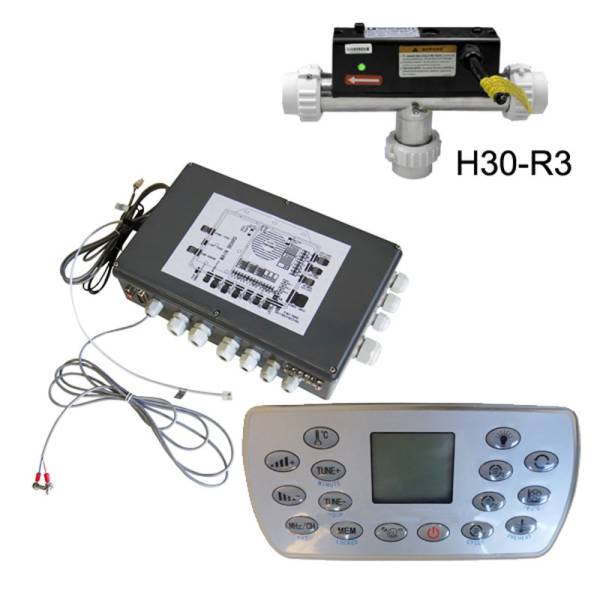 Système Complet pour SPA ETHINK KL8300 + Clavier KL8-3H + Réchauffeur Lx Whirlpool H30-R3